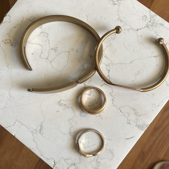 Lot of Madewell brass jewelry - Picture 2 of 6